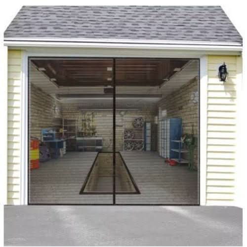 BreezeGuard Vision Magnetic Screen Net — Flexible Mesh Panel, Two-Way Entry
