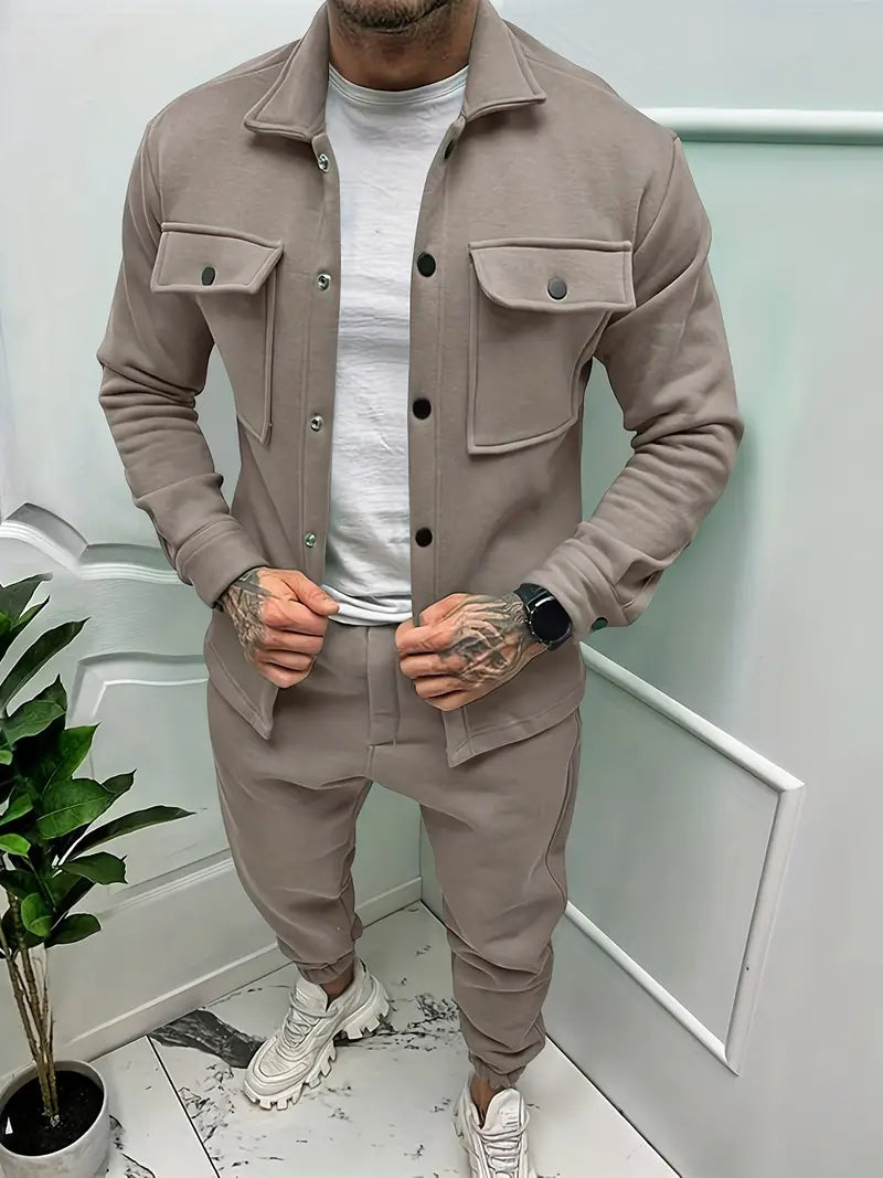 Cool Men's Set With Jacket And Trousers - Daan | ventumra