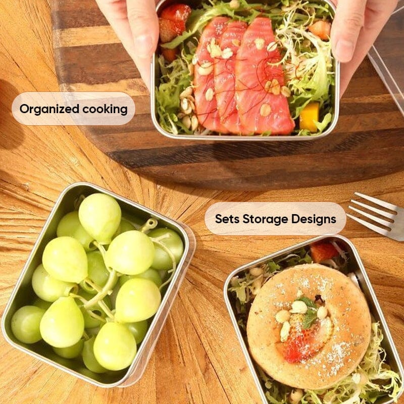 High-Quality Stainless Steel Containers for Food Storage