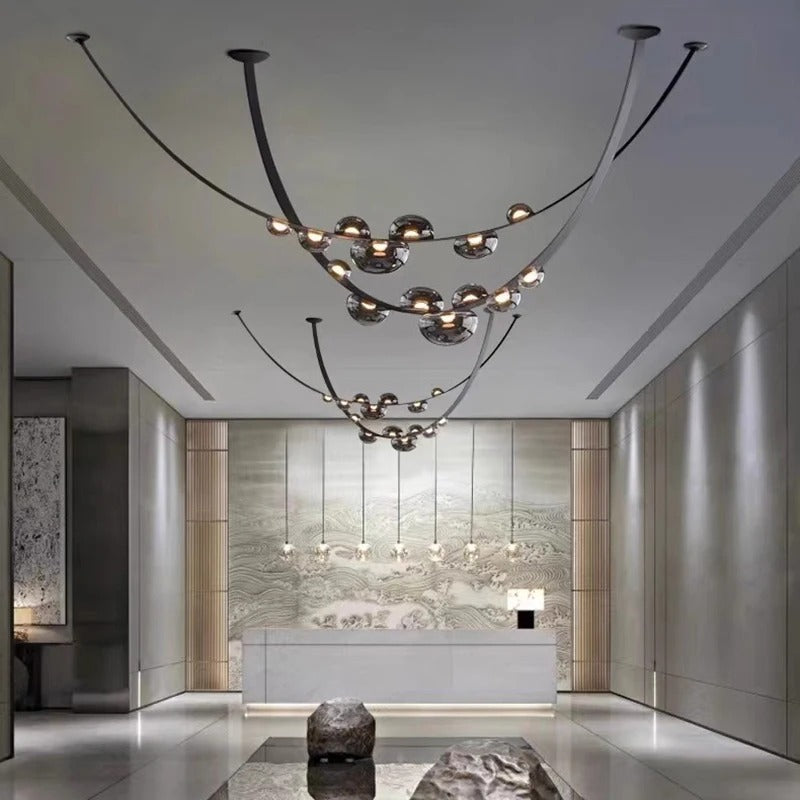 Astra Orbit Pendant Light Elegant Ceiling Fixture Lighting
