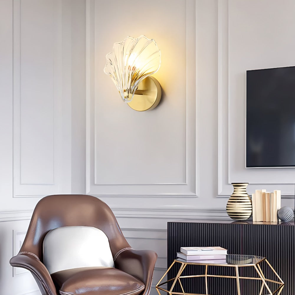 Art Nouveau Shell Wall Sconce | Ventumra