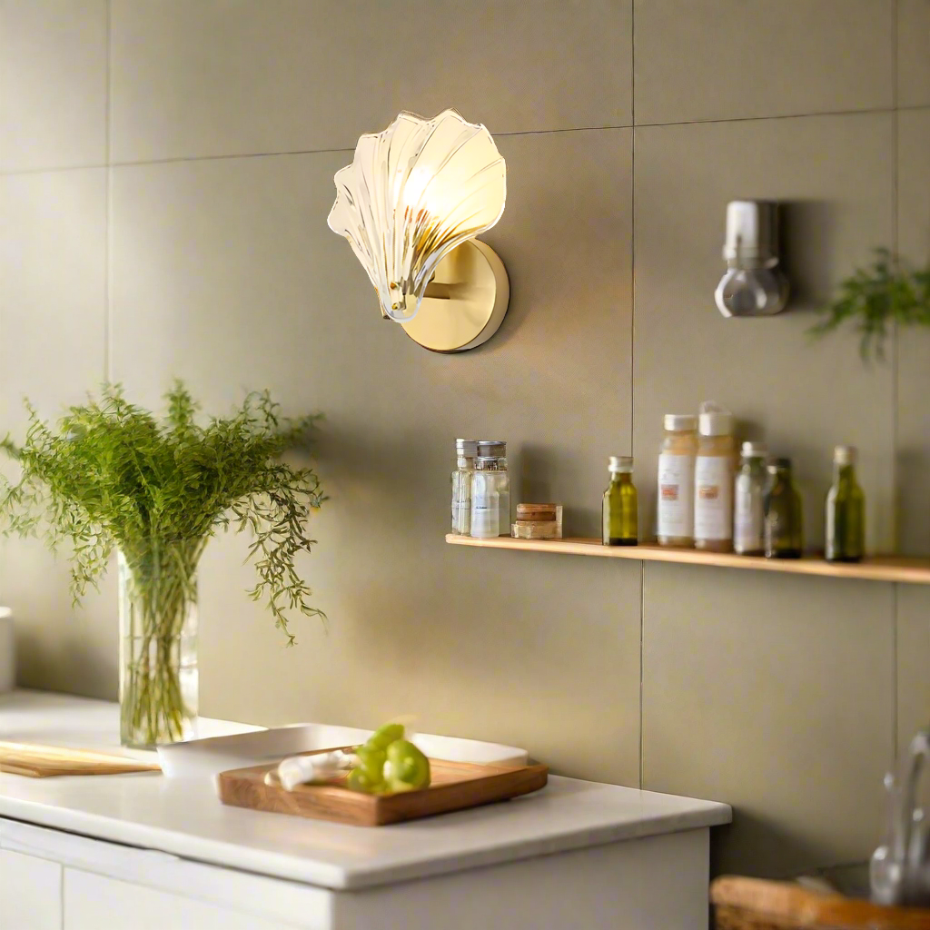 Art Nouveau Shell Wall Sconce | Ventumra