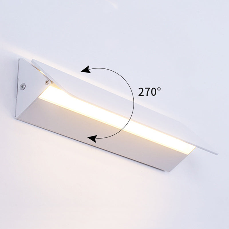 Arisha LED Metal Indoor Wall Lamp Rotatable, White | ventumra