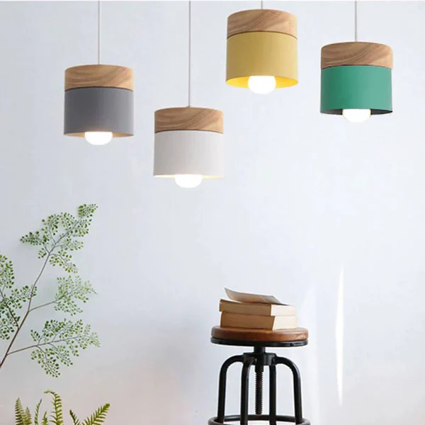 Sylvane Wooden Pendant Lamp For Kids' Cozy Reading Nook