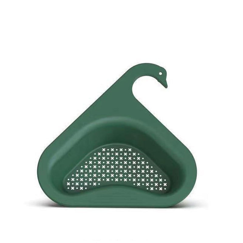 AquaNest Corner Sink Caddy — Stable Kitchen Drain Basket