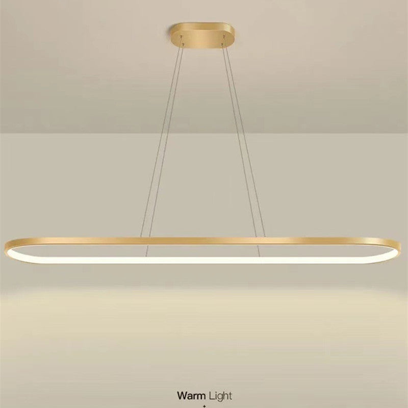 Junel Minimalist Oval Interior Hanging Pendant Light | ventumra