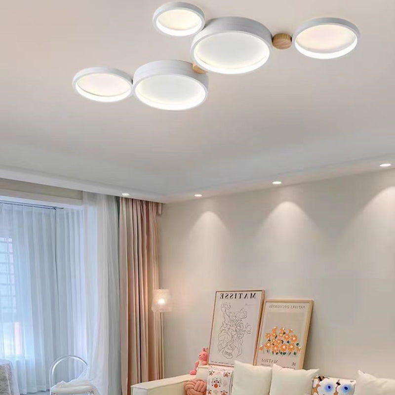 Arisha Round Flush Mount Ceiling Light 3 Colour 3/4/5/6/7 Heads | ventumra