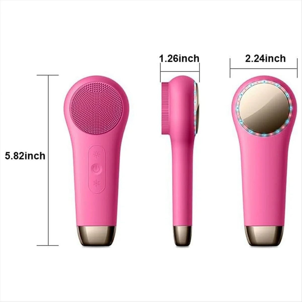 LumaGlow 3-In-1 Facial Brush — Pore Cleansing, Soothing Massage & Treatment