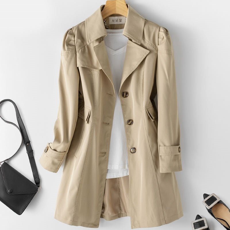 Chic All-Season Trench Coat | ventumra