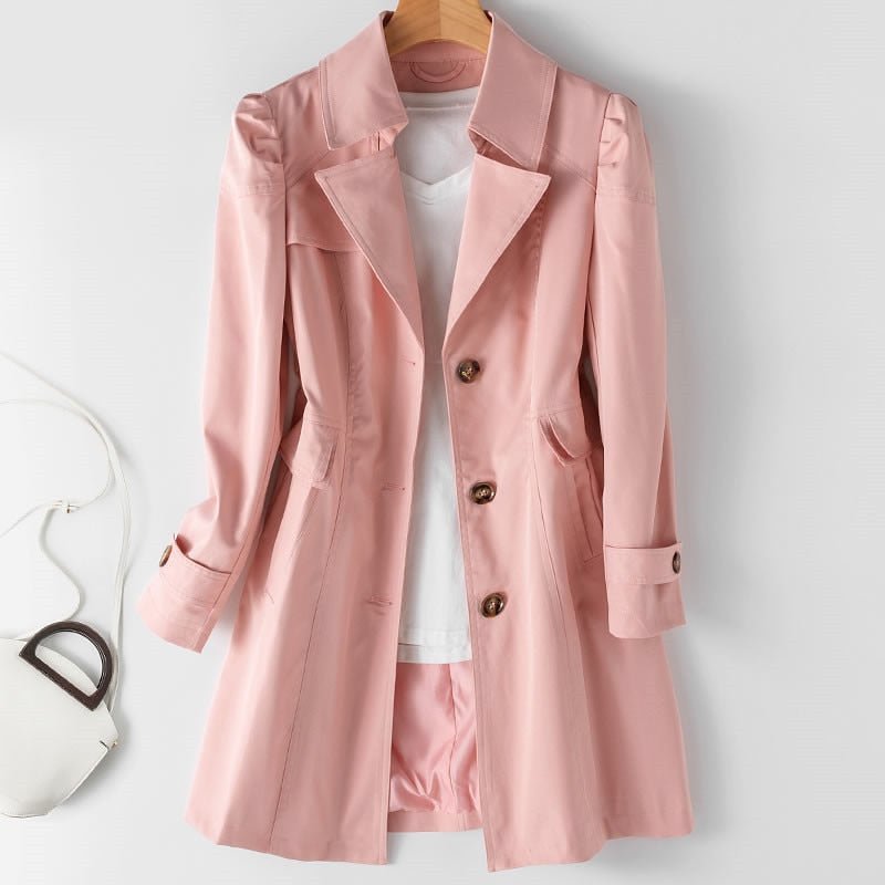Chic All-Season Trench Coat | ventumra