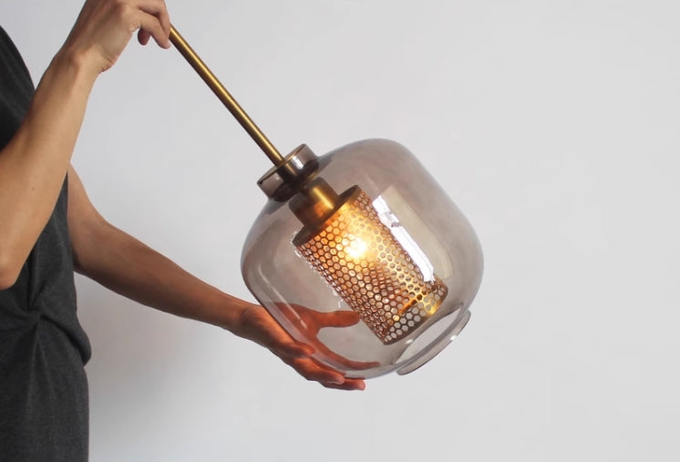 LumaVale | Modern Glass Pendant Light For Living Rooms