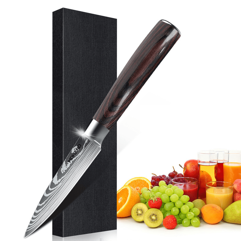 SteelSlice Knife Set - Professional Culinary Tools with Damascus Style | ventumra