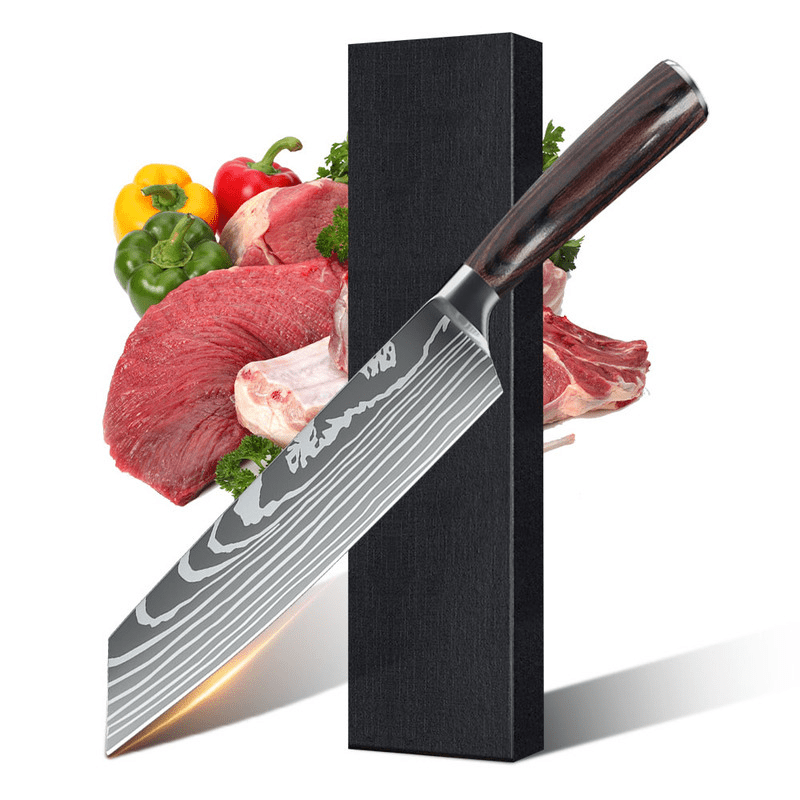SteelSlice Knife Set - Professional Culinary Tools with Damascus Style | ventumra