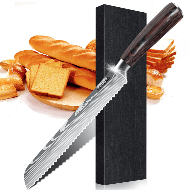 SteelSlice Knife Set - Professional Culinary Tools with Damascus Style | ventumra