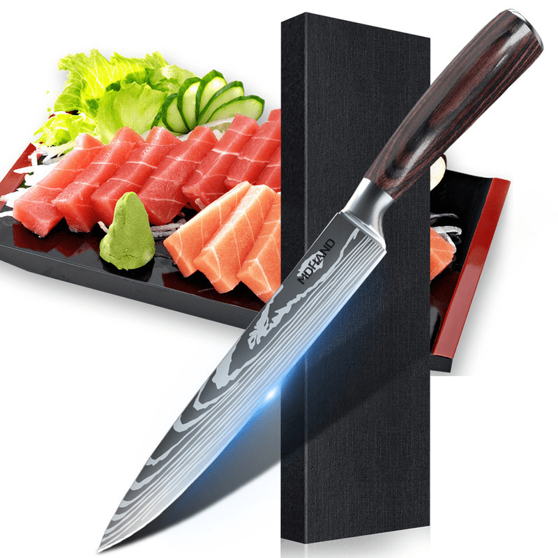 SteelSlice Knife Set - Professional Culinary Tools with Damascus Style | ventumra