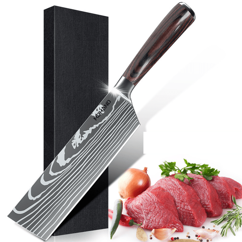 SteelSlice Knife Set - Professional Culinary Tools with Damascus Style | ventumra