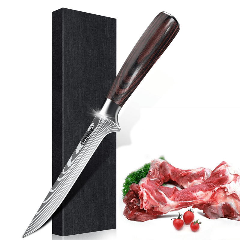 SteelSlice Knife Set - Professional Culinary Tools with Damascus Style | ventumra
