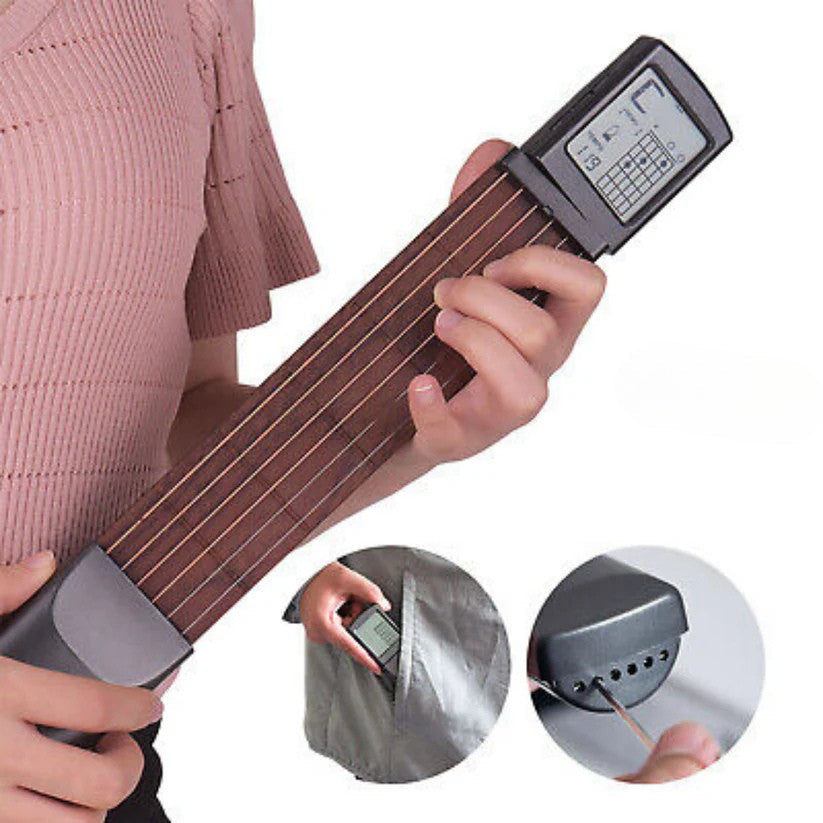 Entraîneur de guitare portable ChordMeister — vraies cordes et métronome