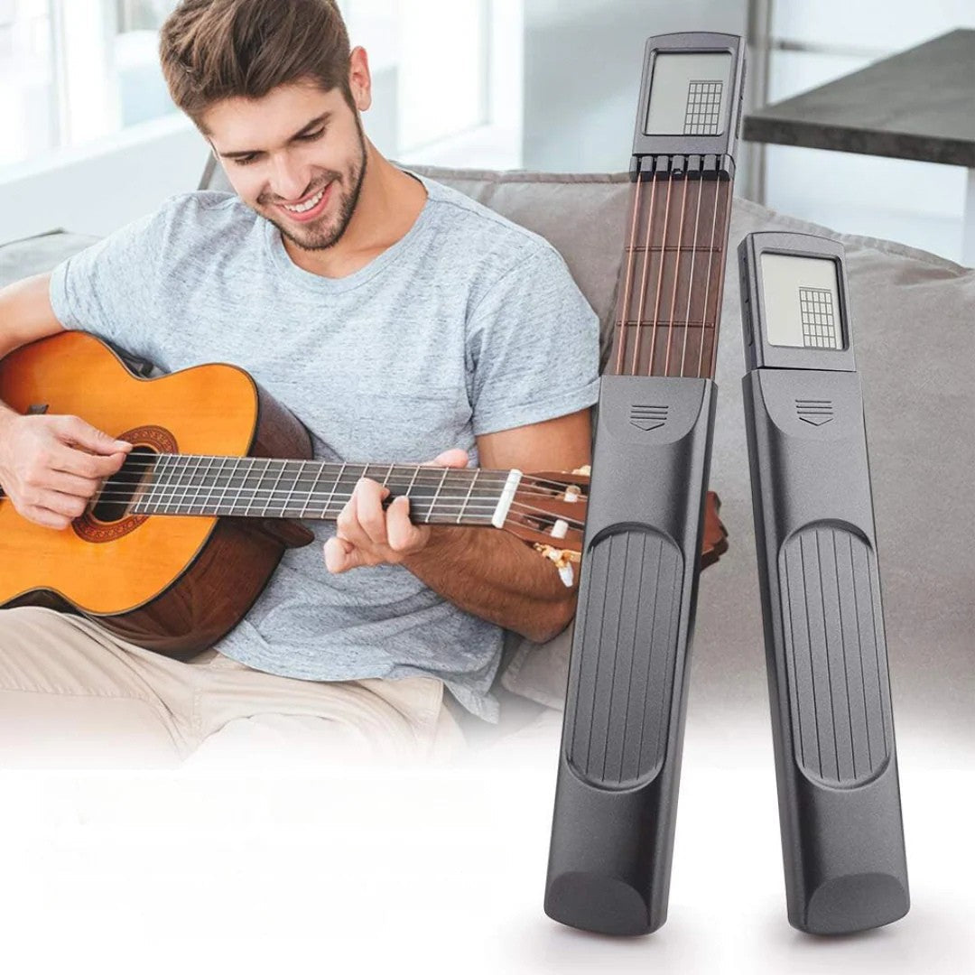 Entraîneur de guitare portable ChordMeister — vraies cordes et métronome