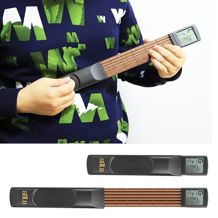 Entraîneur de guitare portable ChordMeister — vraies cordes et métronome