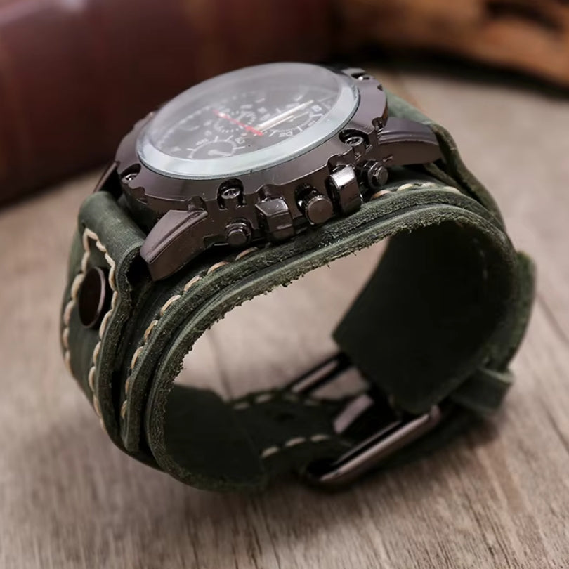 Classic Leather Strap Watch | ventumra