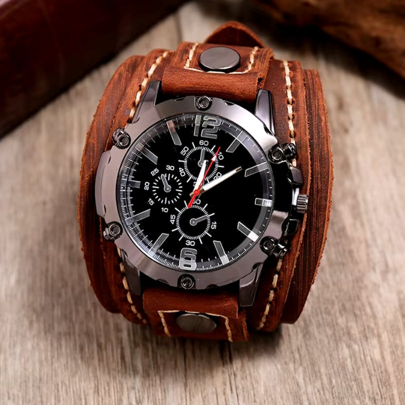 Classic Leather Strap Watch | ventumra