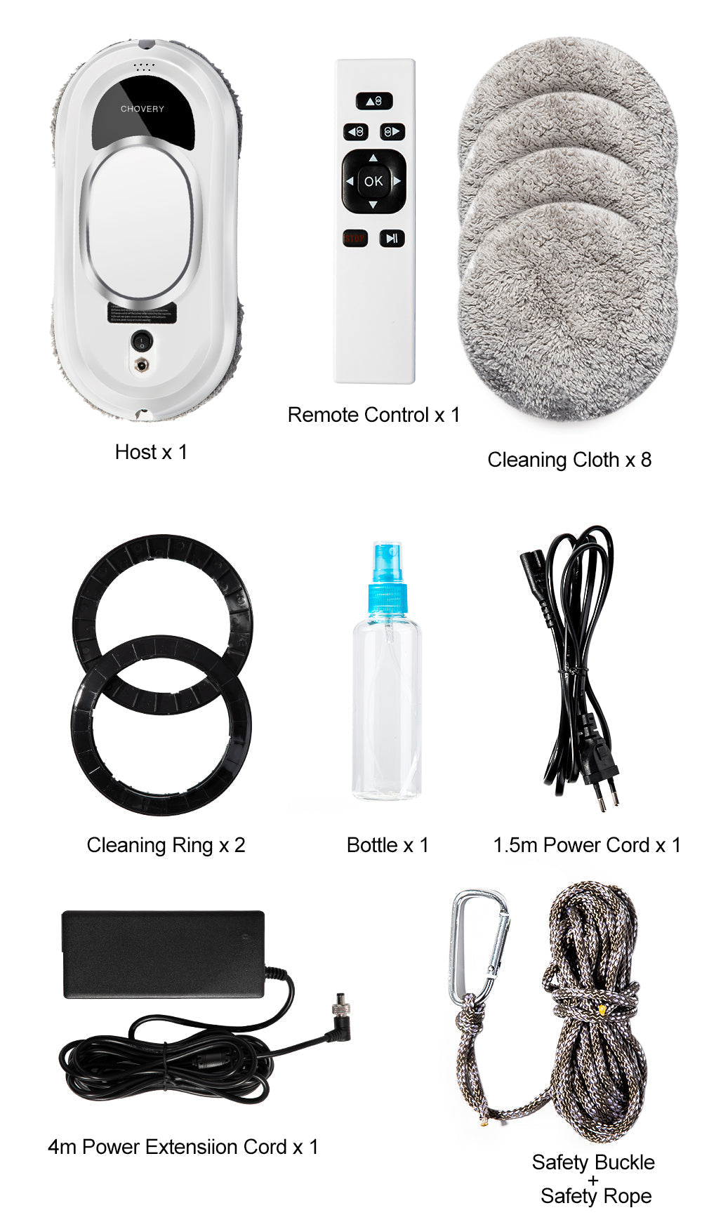 CleanBot Robot Window Cleaner – Smart and Hands-Free with Remote Control for Streak-Free Windows | ventumra