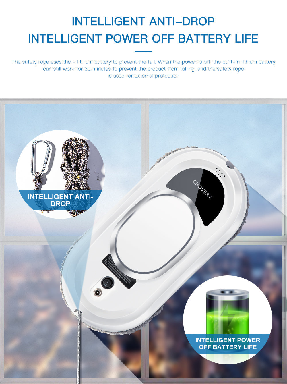 CleanBot Robot Window Cleaner – Smart and Hands-Free with Remote Control for Streak-Free Windows | ventumra