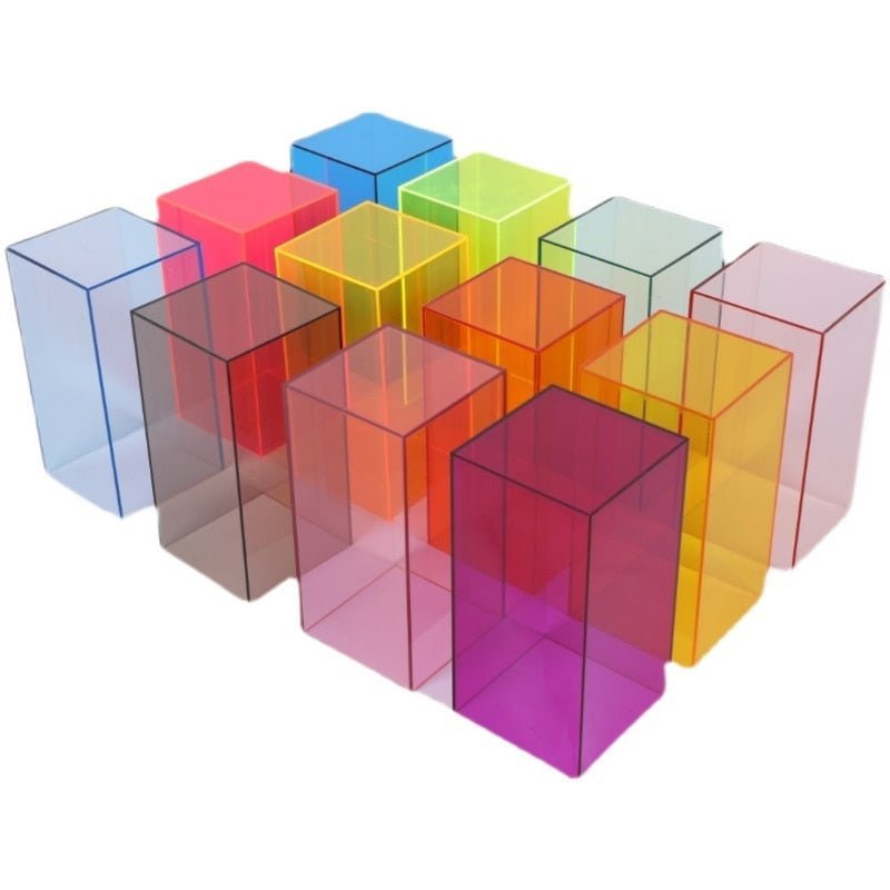 Vibrant Acrylic Display Cube | ventumra