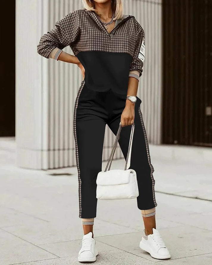 Women's Cozy Modern Tracksuit Set | ventumra