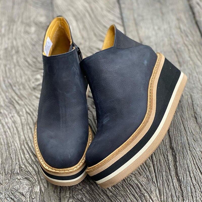 Comfortable Platform Ankle Boots - Mira | ventumra