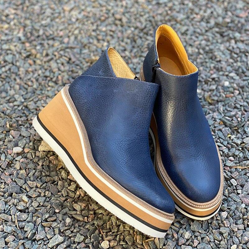 Comfortable Platform Ankle Boots - Mira | ventumra