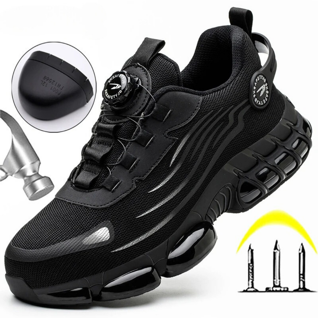 Men's Padded Safety Work Shoes | ventumra