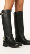 Cool Black Combat Boots - Aris | ventumra