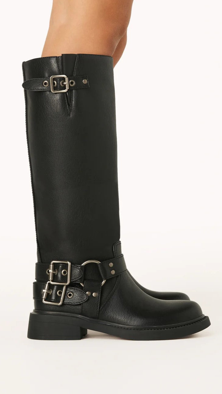 Cool Black Combat Boots - Aris | ventumra