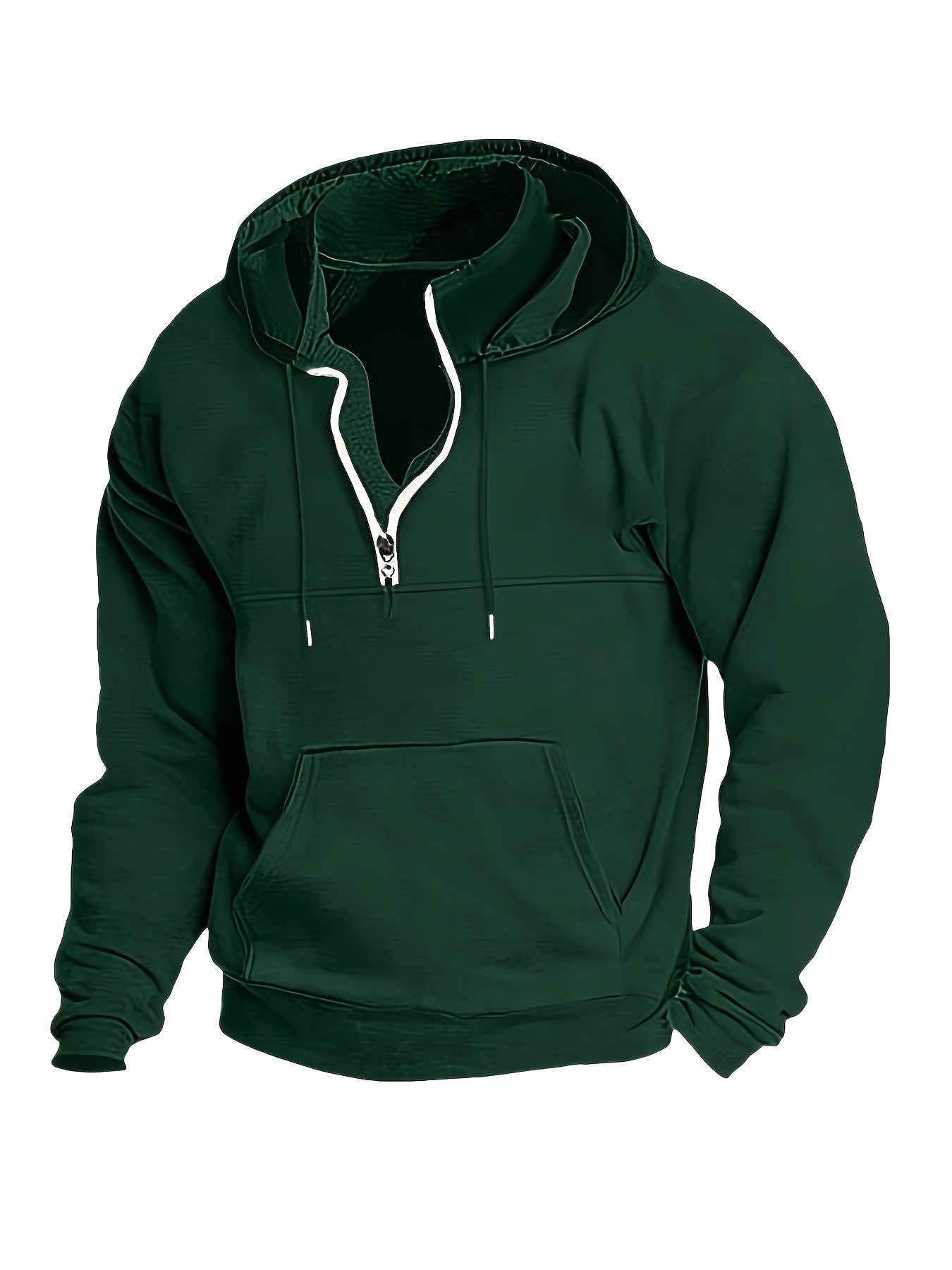 Cool Men's Hoodie with Half Zip - Archer | ventumra
