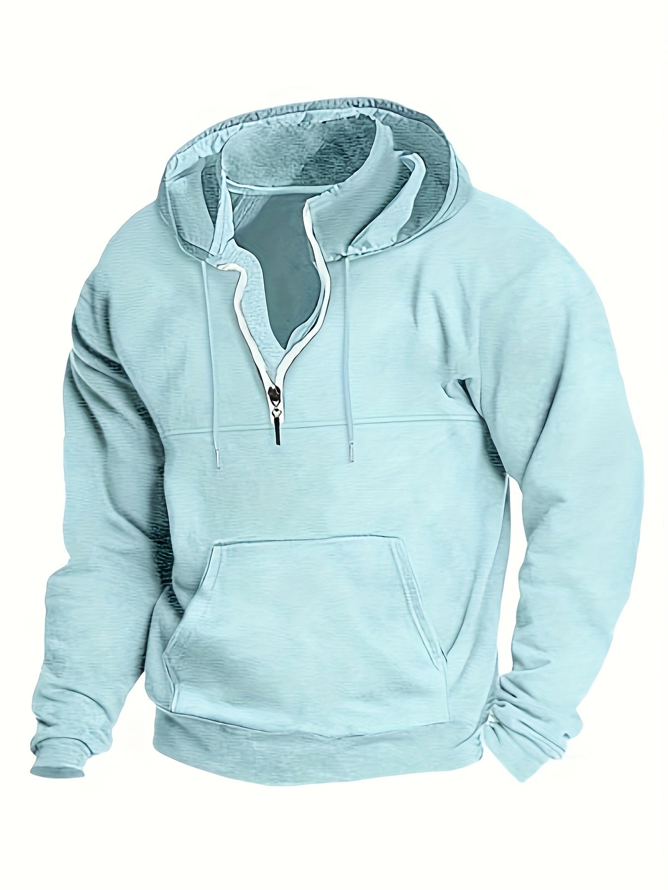 Cool Men's Hoodie with Half Zip - Archer | ventumra
