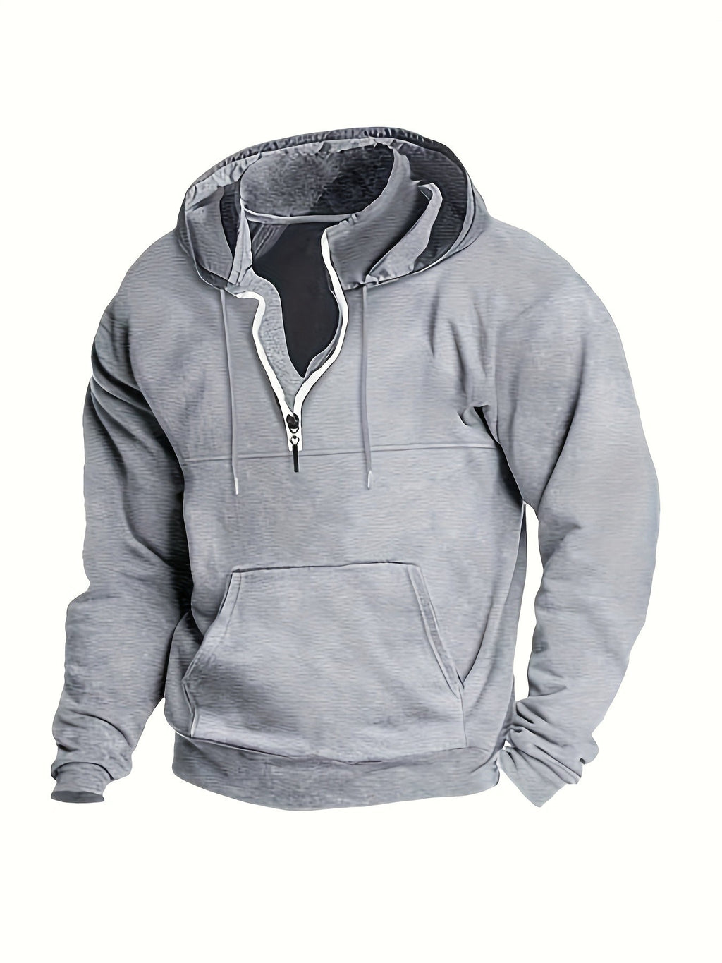 Cool Men's Hoodie with Half Zip - Archer | ventumra