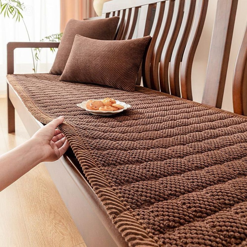 Textured Corduroy Sofa Seat Topper for Plush Seating | ventumra