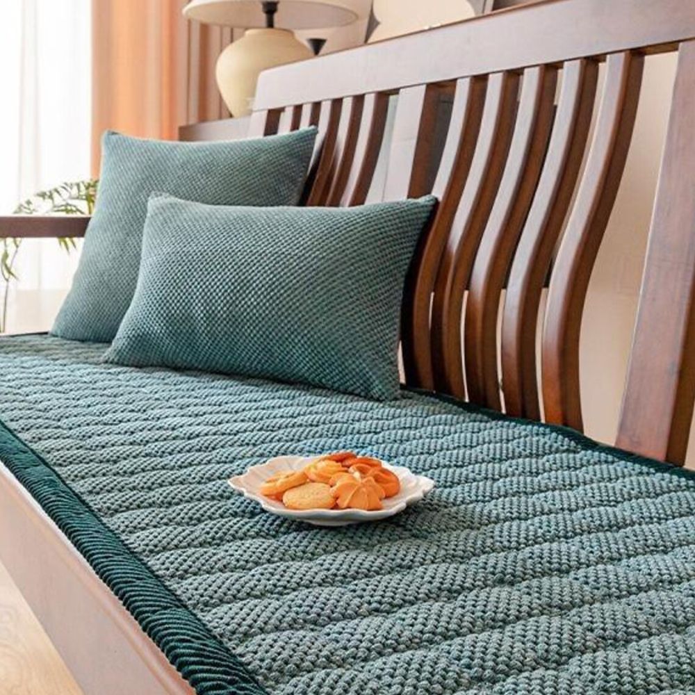 Textured Corduroy Sofa Seat Topper for Plush Seating | ventumra