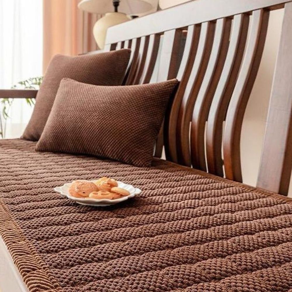 Textured Corduroy Sofa Seat Topper for Plush Seating | ventumra