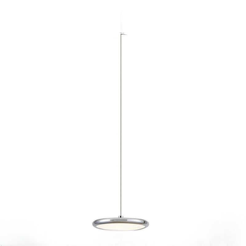 Aria Modern Minimalist Pendant Light Red Black Silver Metal Bedroom - Neutralighting