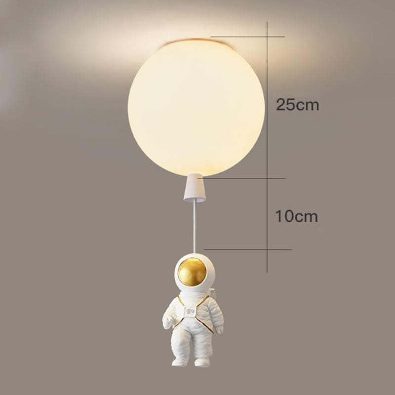 Aria Astronaut Balloon Flush Mount Ceiling Light, L 20/25/30/35cm | ventumra