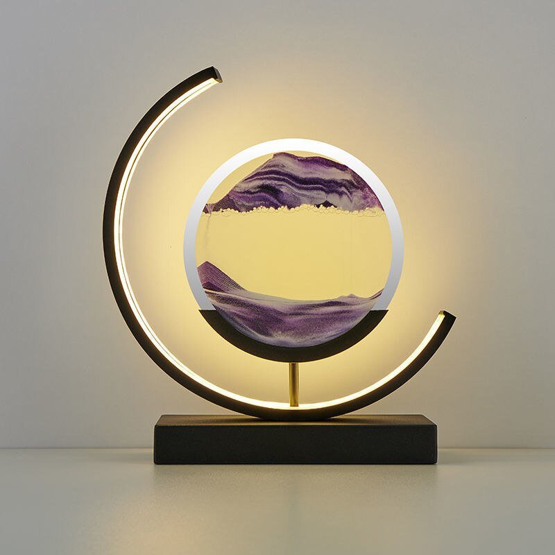 SandScape dekorative LED-Tischlampe — Bewegliche Sandkunst