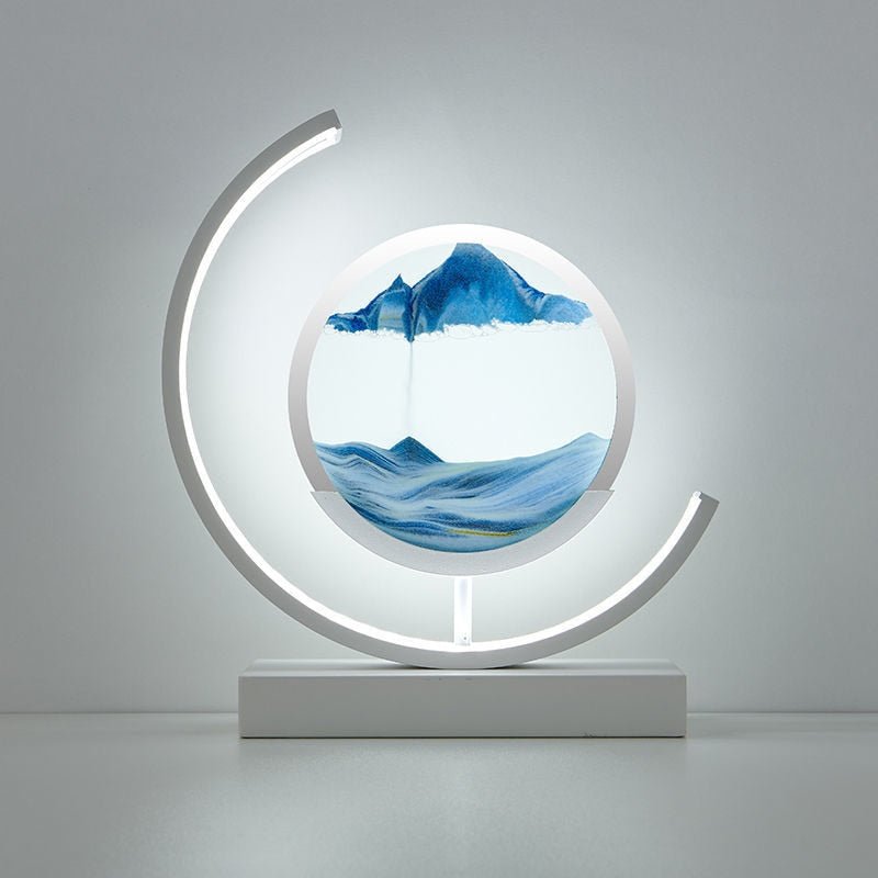 SandScape dekorative LED-Tischlampe — Bewegliche Sandkunst