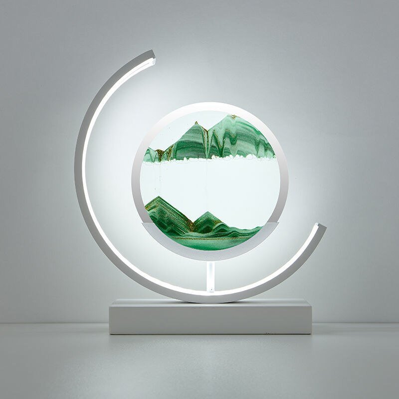 SandScape dekorative LED-Tischlampe — Bewegliche Sandkunst