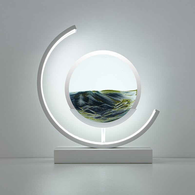SandScape dekorative LED-Tischlampe — Bewegliche Sandkunst