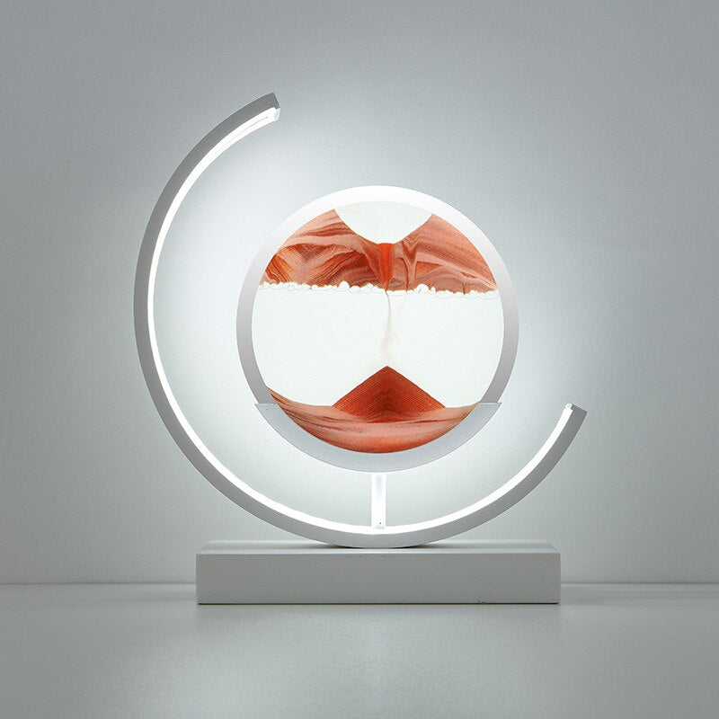 SandScape dekorative LED-Tischlampe — Bewegliche Sandkunst
