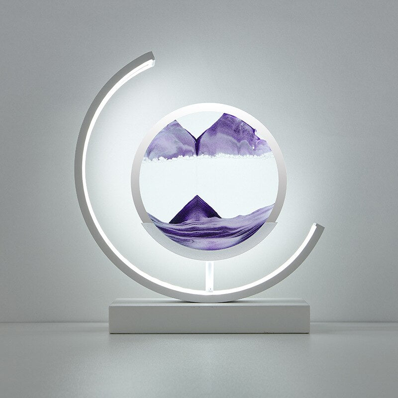 SandScape dekorative LED-Tischlampe — Bewegliche Sandkunst