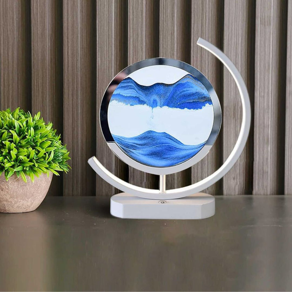 SandScape dekorative LED-Tischlampe — Bewegliche Sandkunst